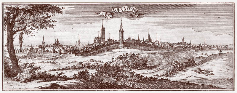 Gezicht op Leuven 1708 Harrewijn